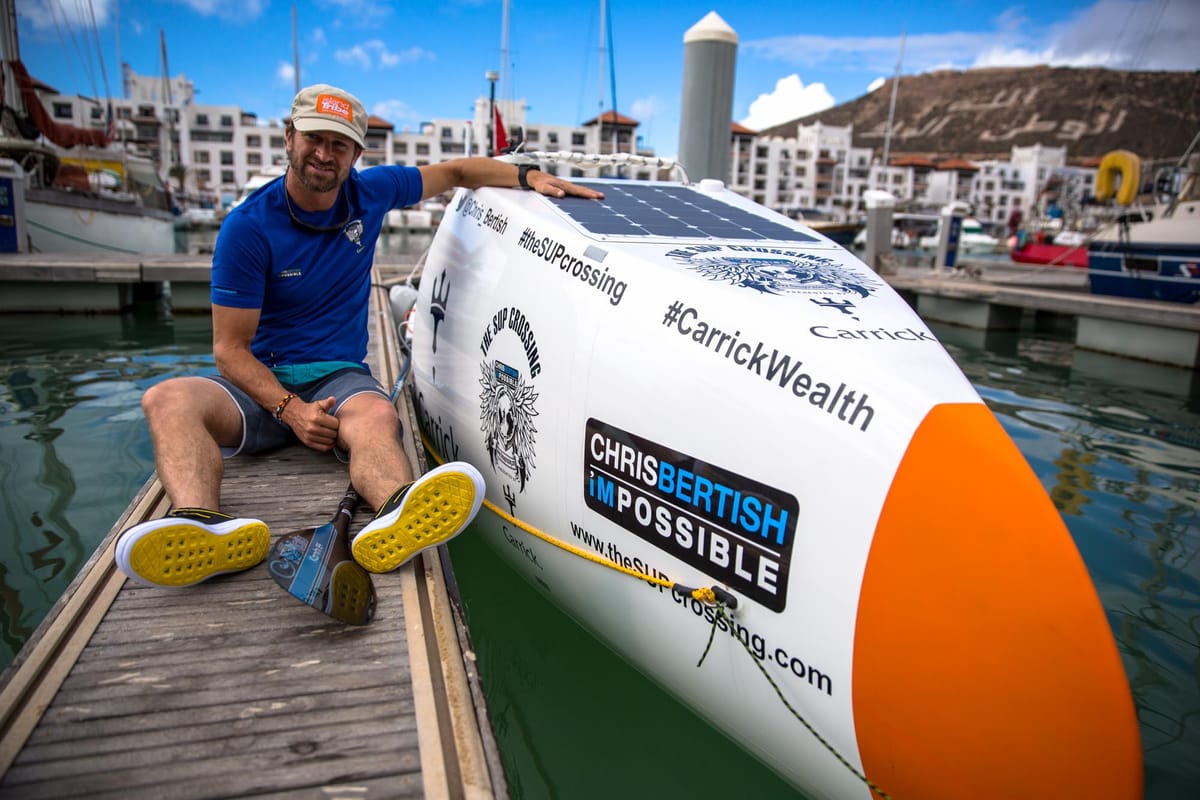 To Cross An Ocean: Chris Bertish Almost Finishes SUP Atlantic Expedition