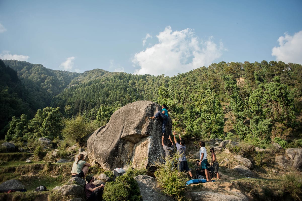 Indian Climbing's New Exploring Boulderer