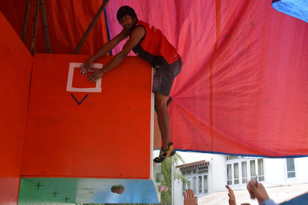 TOJ athlete Sandeep Maity wins first All India Open Artificial Bouldering Competition