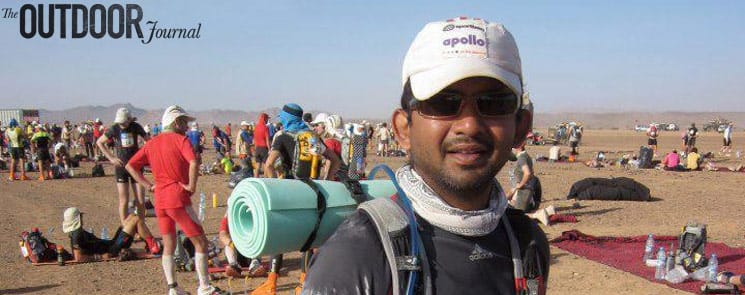 The Indian at the Marathon of the Sands