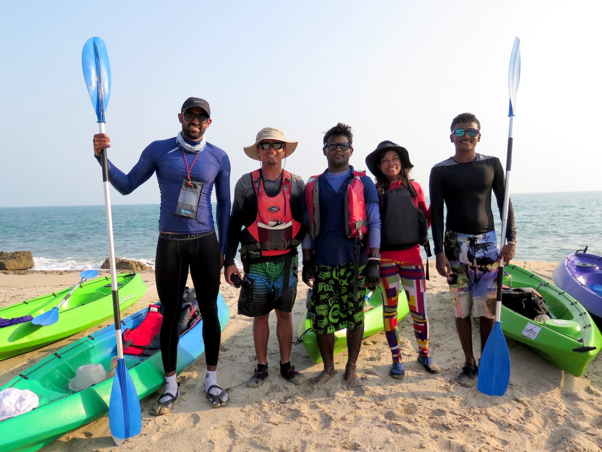 Paddle for the environment – Exploring the Gulf of Mannar on kayaks