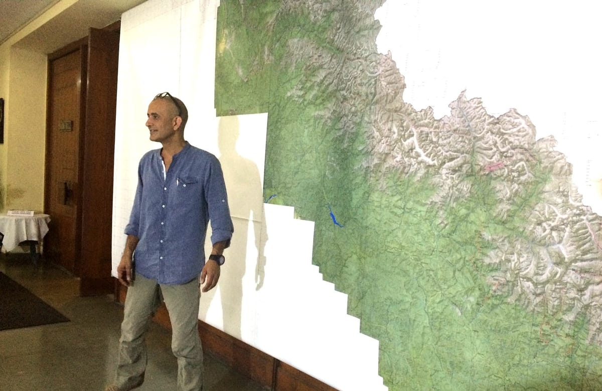 Indian adventurer claims making world's largest trekking map on the Indian Himalaya