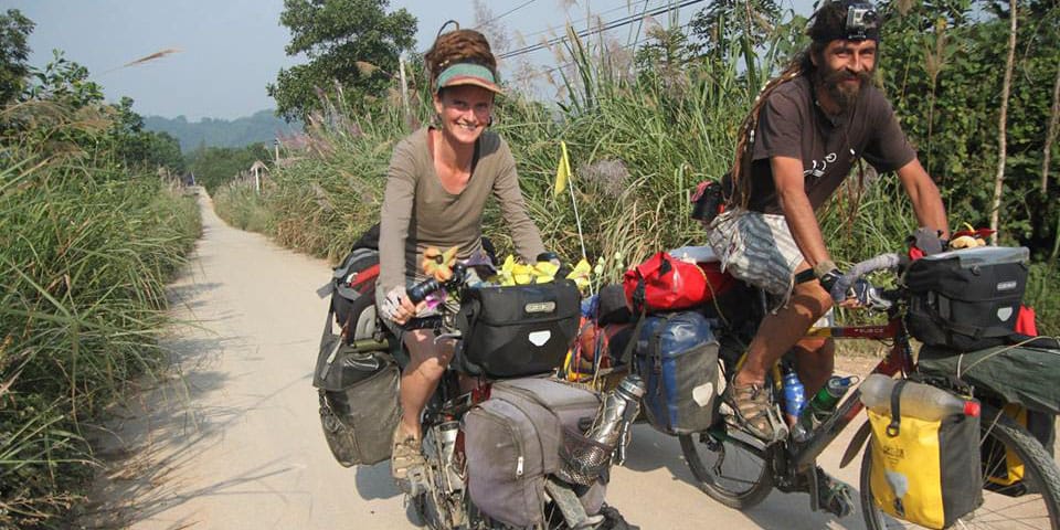 Cycling nomads look to pedal the whole world   