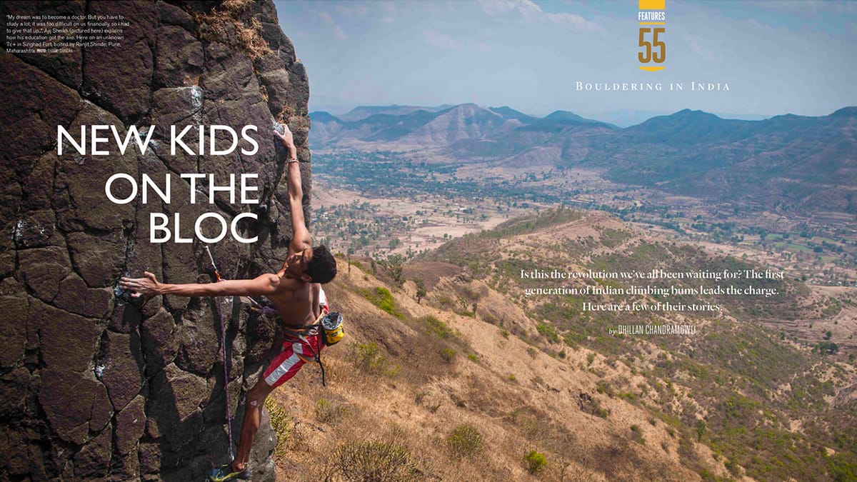 New Kids on the Bloc: Boulderers in India