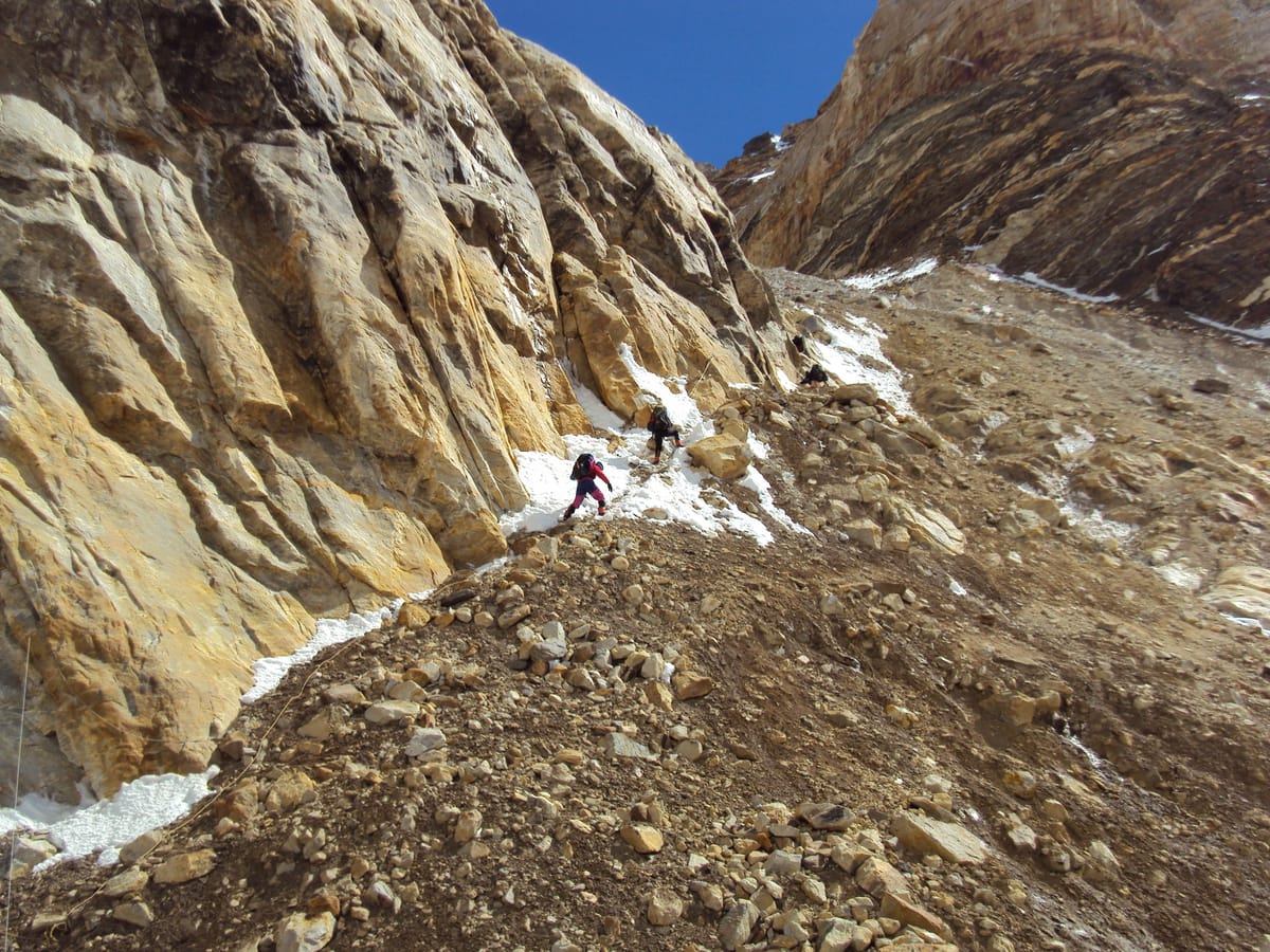 Surviving a snowstorm on Kamet, 7756m