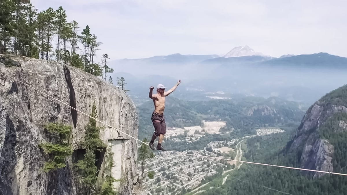 Spencer Seabrooke sets world record for longest free solo highline