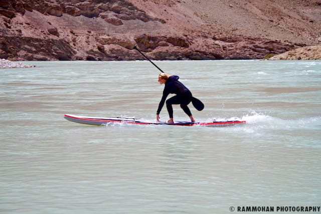SUPing the Himalayan waters