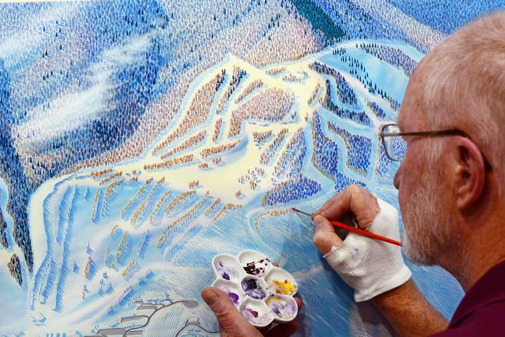 Painting On-Piste: James Niehues is Skiing’s Cartographer