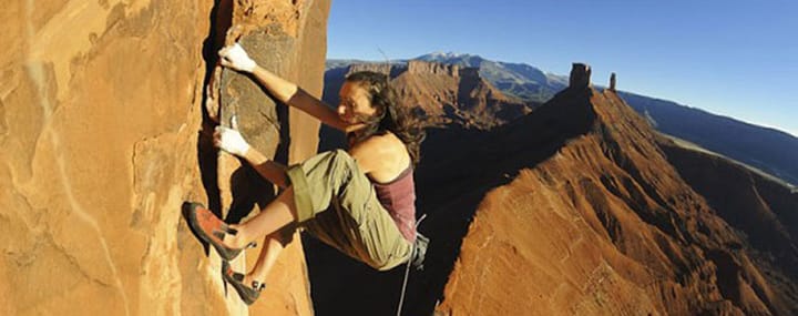American climber Steph Davis’ Learning To Fly