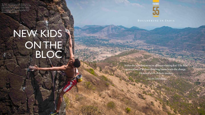 New Kids on the Bloc: Boulderers in India
