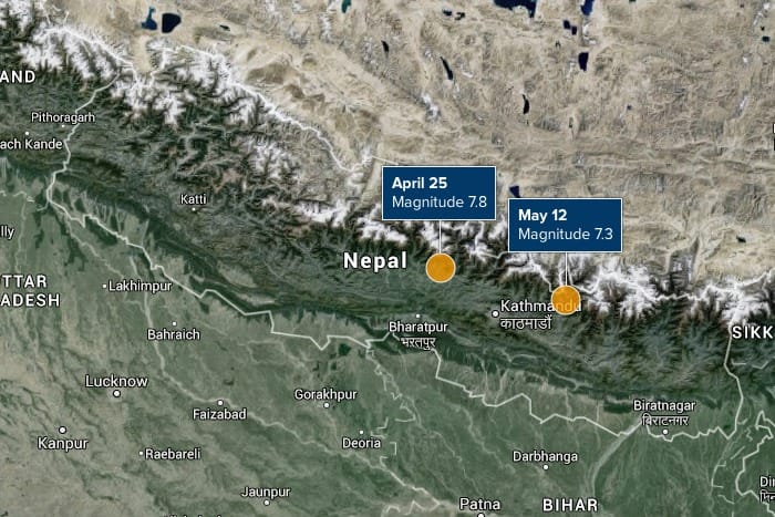 Several people dead as strong quake hits Nepal again