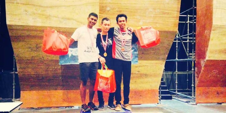Indian climber Sandeep Maity wins silver at Rockmaster 2014