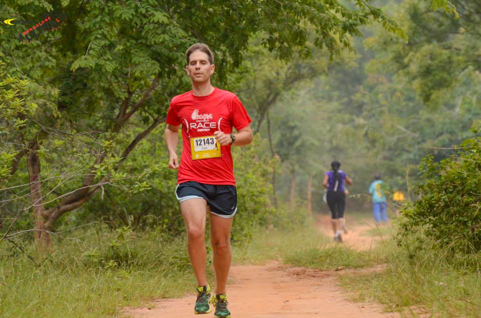 A runner at Bangalore Ultra