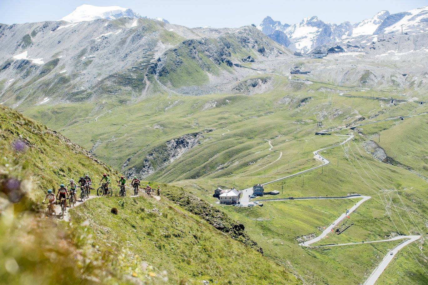 The gnarly climbs at BIKE Transalp.