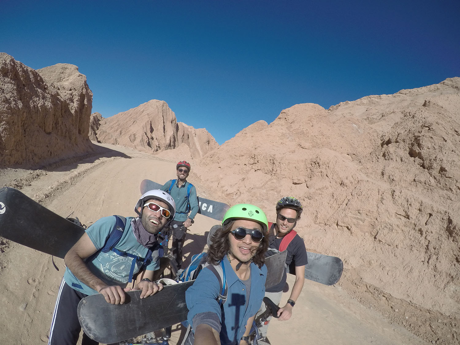 Sandboarding in the Atacama. 