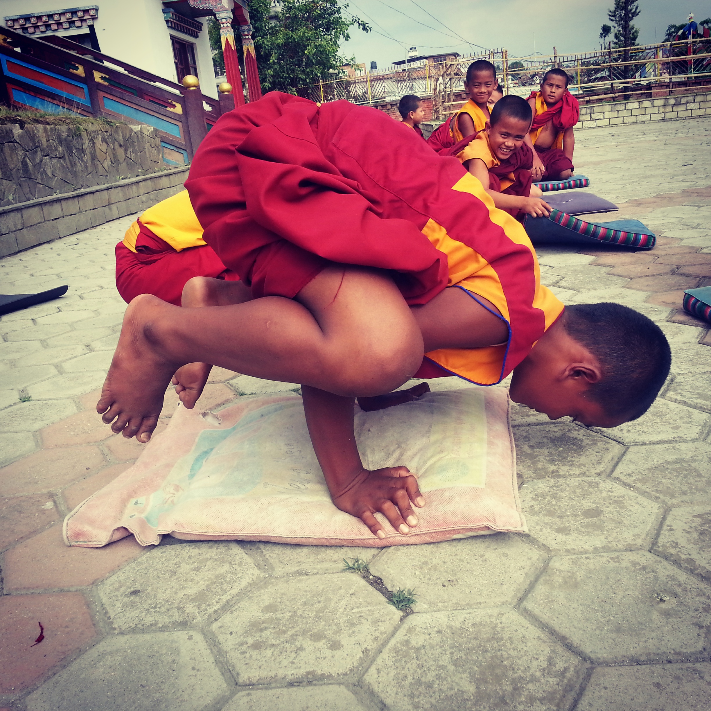 Happy Feet-Crow Pose-Kakaasana