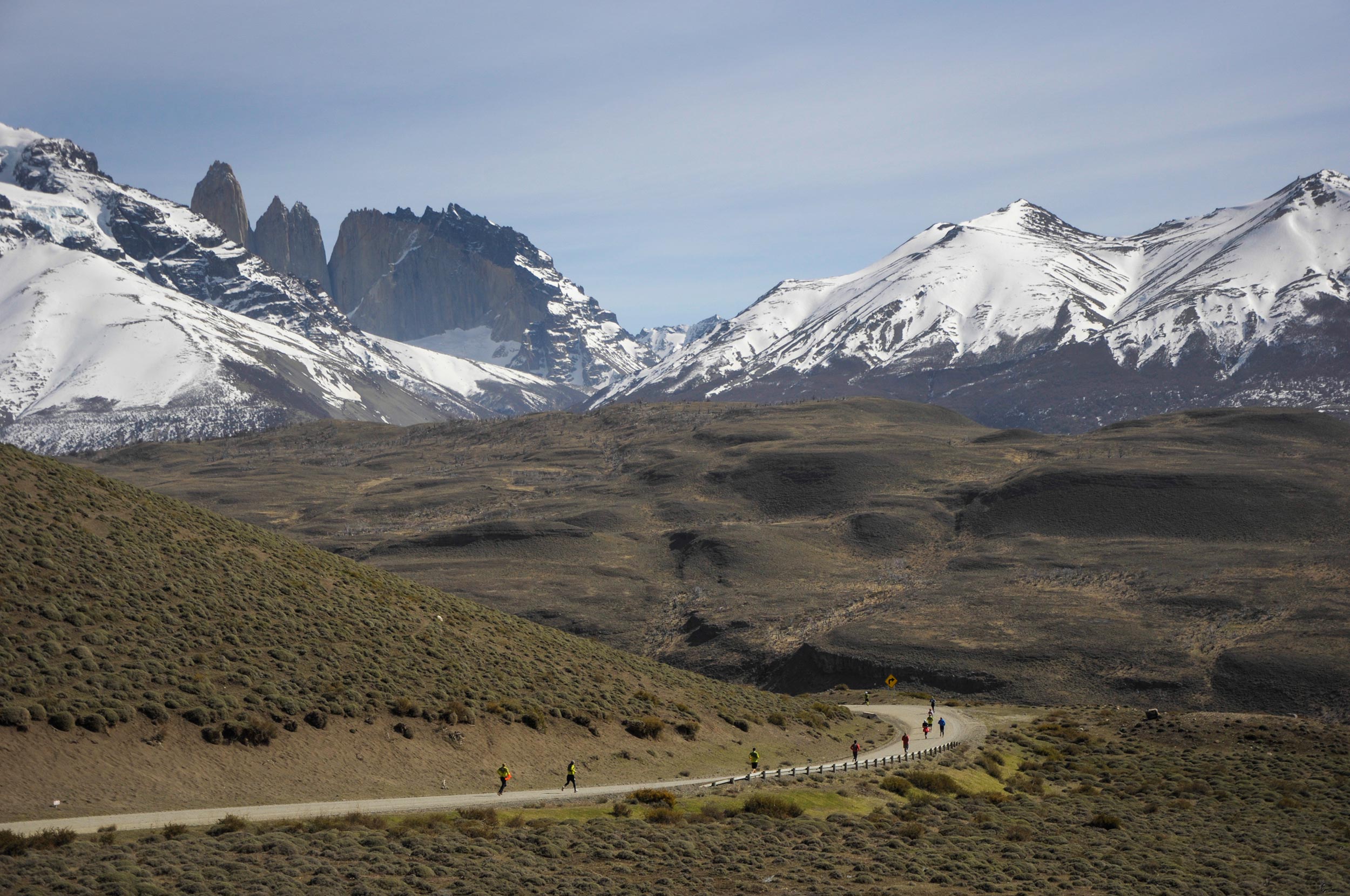 The marathon benefits conservation in the National Park through its association with the Corre y Reforesta campaign. Photo: Patagonia International Marathon