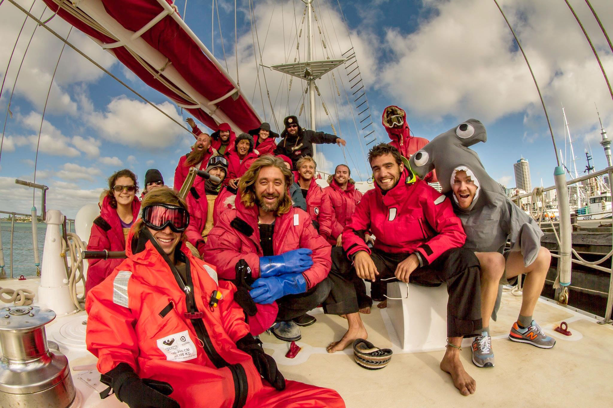 Preparing to depart for Auckland. Photo: Nico Edwards